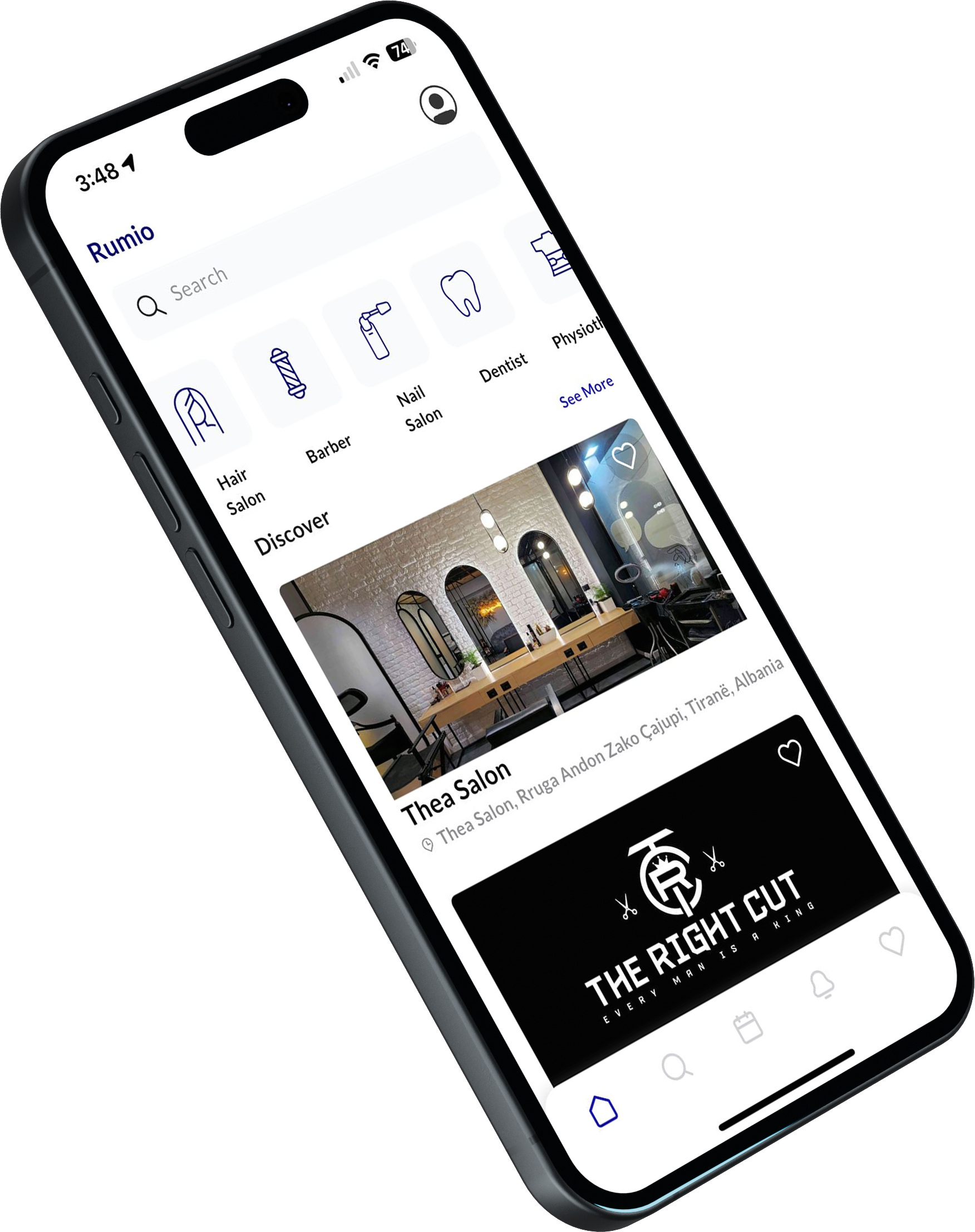 Rumio customer app