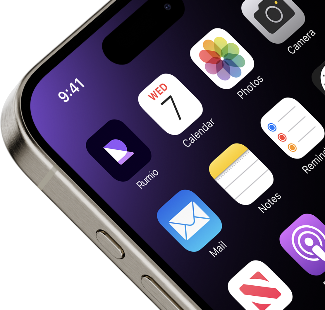 Rumio app